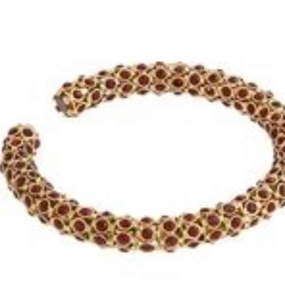 KATE SPADE Adorables Ruby Crystal Flex Cuff Bangle - Picture 3 of 3